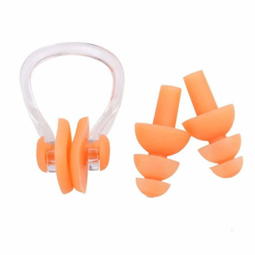 Digital Shoppy Silicone Swimming Nose Clip with Ear Plugs Set for Swimming or Other Watersports