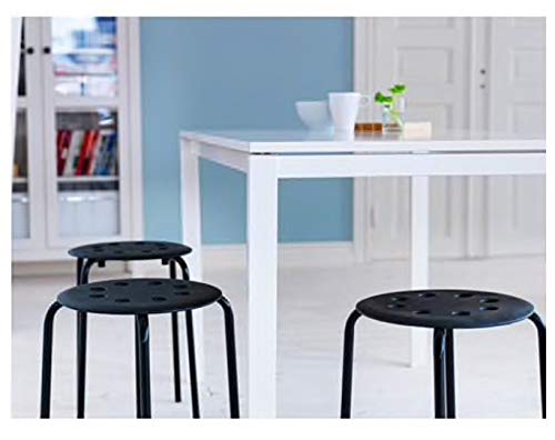 Ikea Marius Stool, Multiple IKEA Marius Stools 45 cm in a modern workspace, displaying the flexibility and versatility of the stool - digitalshoppy.in