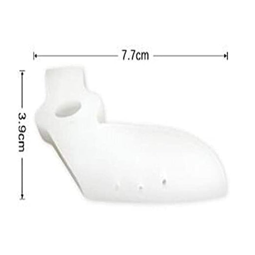 Silicone big toe separator for bunion relief and toe alignment