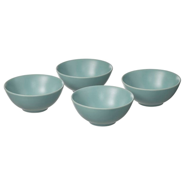 Digital Shoppy IKEA Bowl, matt Light Turquoise 12 cm (4 ½ ")-ceramic-bowls-stoneware-bowl-rounded-sides-with-lids--digital-shoppy-004-772-00