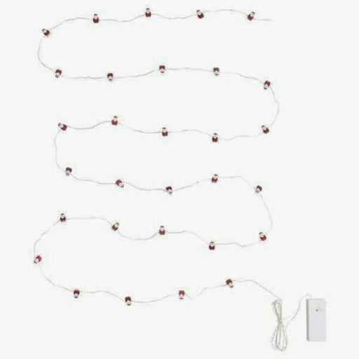 Digital Shoppy IKEA Led String 30 Lights Battery Operated Santa Claus, online, price,  Add a Touch of Magic to Your Space with Santa Claus LED String Lights by IKEA 80476739