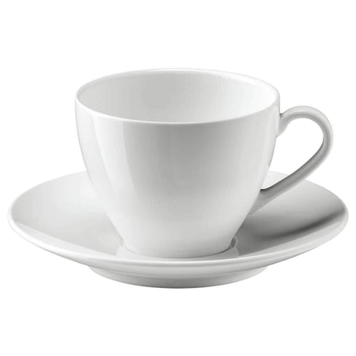 A stoneware cup and saucer from IKEA, perfect for coffee or tea 40277464