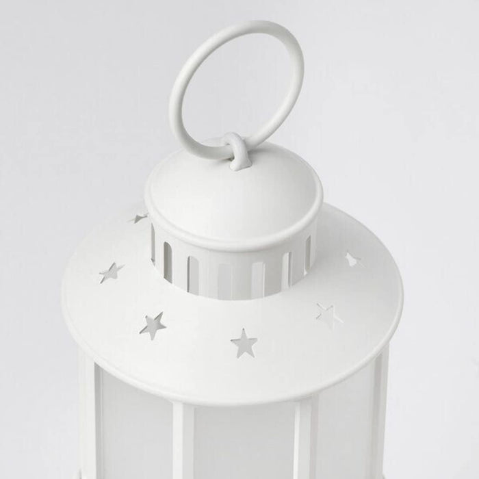IKEA  STRÅLA LED lantern, battery-operated white, 13 cm