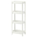Digital Shoppy IKEA Shelf Unit, White, 36x23x100 cm (14 1/8x9x39 3/8")