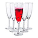 IKEA champagne flute with a sparkling wine bottle and fresh strawberries, adding a touch of glamour to any celebration.