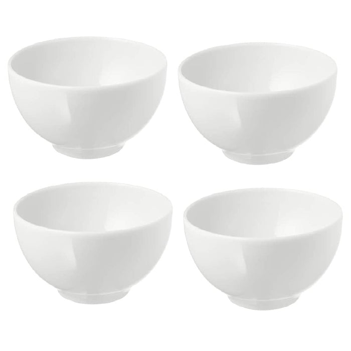  IKEA Bowl, Rounded Sides White, 13 cm (5 ") (Pack of 4)  price online kitchen home decorative digital shoppy 30258951