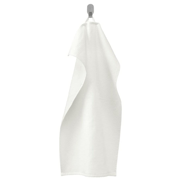 A White hand towel with a soft, smooth texture 30512886
