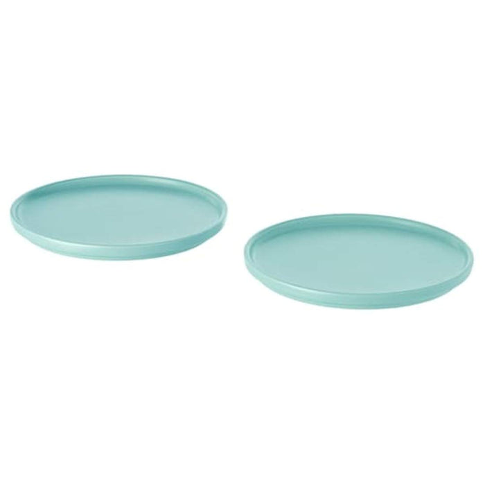 IKEA Side Plate, Turquoise, 18 cm (7 ") ,(pack of 2) price online kitchenware dinnerware serving digital shoppy 40450982