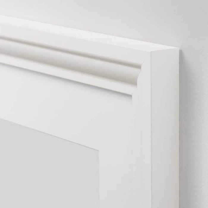 A close-up of the white IKEA frame, 30x40 cm, showcasing the frame's durable materials and glass cover 00427291