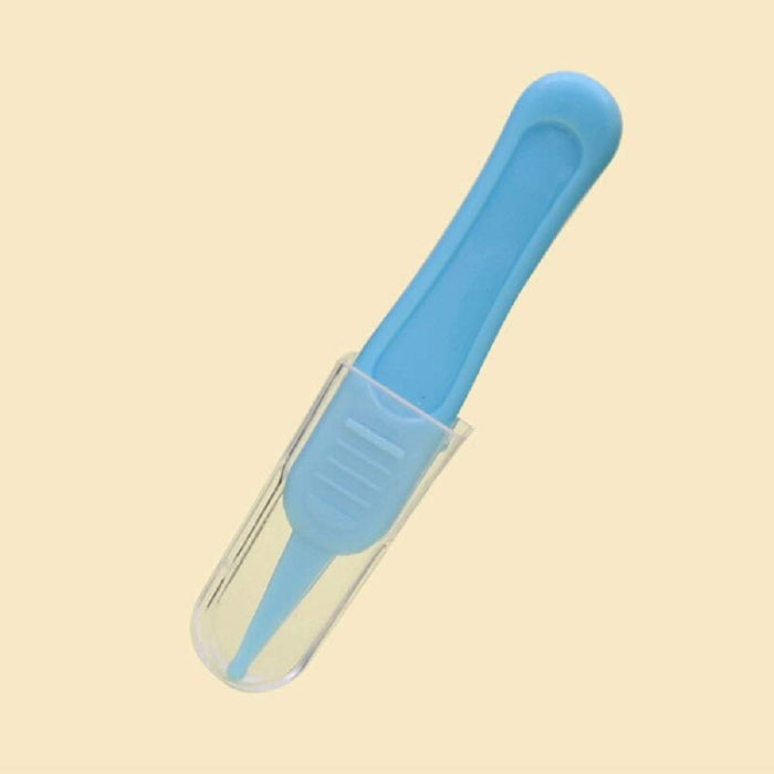 Digital Shoppy Baby Care Ear Nose Navel Cleaning Tweezers Safety Forceps Plastic Cleaner Clip ear kid clean online low price