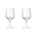 Clear glass wine glass with stem and base, perfect for serving wine at any occasion