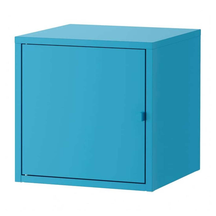 Digital Shoppy Sleek and stylish IKEA Metal/Blue Cabinet, 35x35 cm for home organization  (13 3/4x13 3/4") 60476518