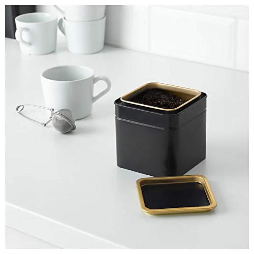 Ikea BLOMNING Coffee/Tea tin, 10x10x10 cm (4x4x4") - digitalshoppy.in