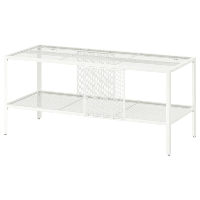 Organize Your Entertainment Area with IKEA TV Bench Metal/White