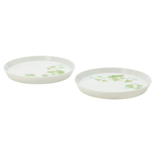 Side plates with a leaf pattern 90450994