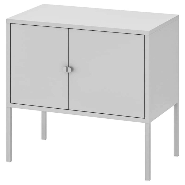 Digital Shoppy IKEA Cabinet, Metal/Grey, 60x35 cm (23 5/8x13 3/4"), A metal and grey cabinet from IKEA, 60x35 cm in size, with a sleek and compact design perfect for small spaces. 80328678