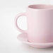 The smooth surface of the cup and saucer is easy to clean and maintain, even with frequent use  40424016