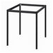 Digital Shoppy IKEA Underframe for Table top, Black, 67x67x73 cm, Versatile and stylish IKEA Trolley, 50.5x30x83 cm, with wheels for easy movement  00505415