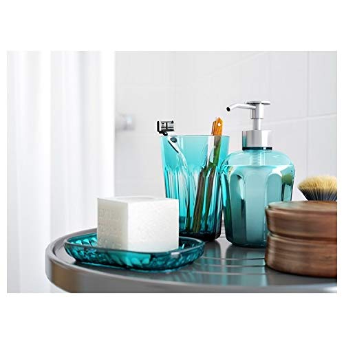 An affordable soap dish with a smooth surface and curved edges, designed for easy cleaning. 05708025