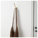 Minimalist brass hook from IKEA, perfect for small spaces 60362263