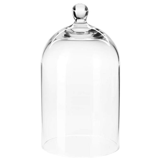  IKEA Glass Dome: "Clear glass dome display case from IKEA, perfect for showcasing items and preserving keepsakes.