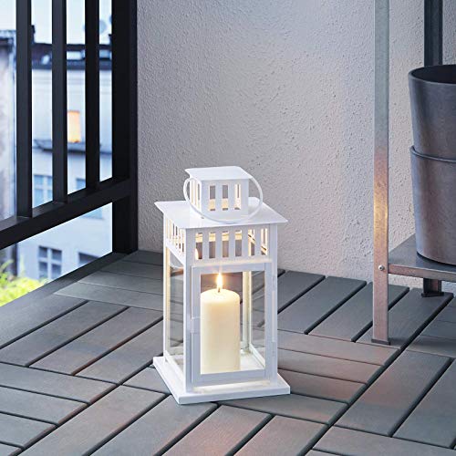  IKEA Lantern for block candle, in/outdoor white, 28 cm (11 ")lantern, decorativelantern, paper, lantern, hanging, lantern, sky lantern, kerosen, lantern, digital shoppy,10270143