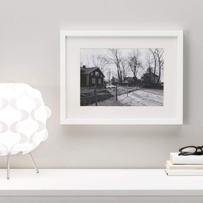 White photo frame from IKEA, 40x50 cm, easy to hang and display 00378460