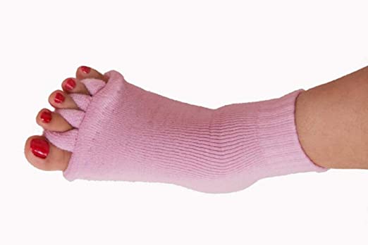 Digital Shoppy Five Toes Separators Foot Sock Hallux Valgus Corrector Bunion Adjuster Foot Care Alignment Straightener Socks - 1 Pair X0014TFHYN pain sleep stretch online price