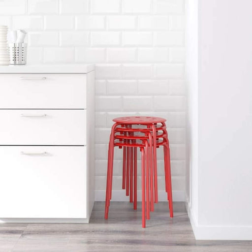digital shoppy ikea stool , A white IKEA Stool, 45 cm, with a simple design and four sturdy legs. 60246198