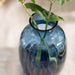 A close-up image for Ikea plant vase blue 10442192