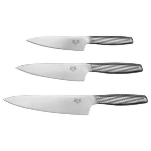 Digital Shoppy IKEA 3-Piece Knife Set 30454966 food durable design cooking stainless steel