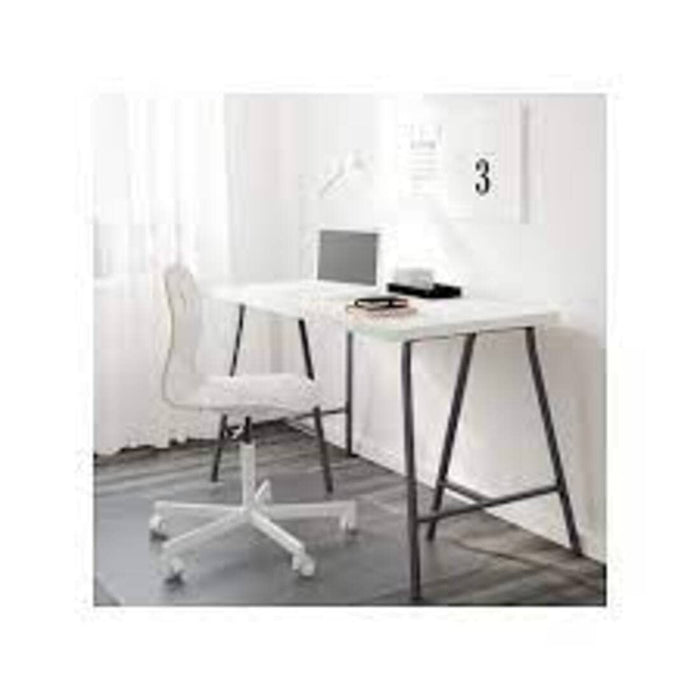 Digital Shoppy IKEA LERBERG Trestle 70x60 ,trestle, table base, desk base, dining table base, wooden trestle, functional furniture, versatile furniture, traditional furniture, rustic furniture, modern furniture, sturdy furniture, support structure, adjustable legs, dining room furniture., Grey. 30167791