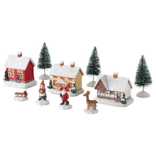 Digital Shoppy IKEA Decoration set of 10, winter village 10501822
