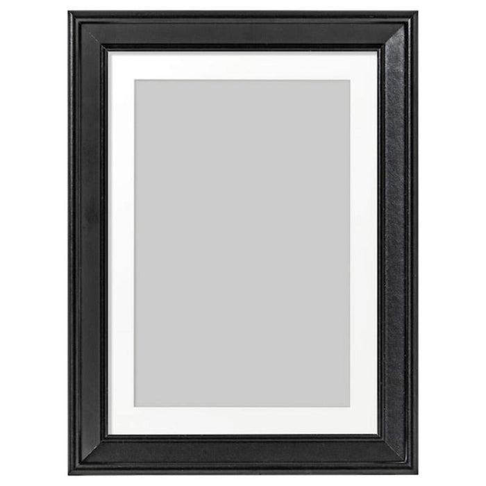 A sleek black photo frame with a white mat, perfect for displaying your favorite memories 40387127