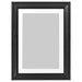 A sleek black photo frame with a white mat, perfect for displaying your favorite memories 40387127