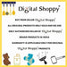 Digital Shoppy Plate, Black,25x25 cm (9 ¾x9 ¾ ") -Pack of -4 - digitalshoppy.in