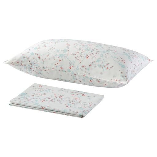 White cotton flat sheet and pillowcase from IKEA  10512496