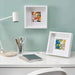 The white frame is a classic choice for any home decor and photo display  80459122