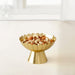 Digital Shoppy IKEA Decorative Bowl with Base, Gold-Color, 15 cm . 50524666