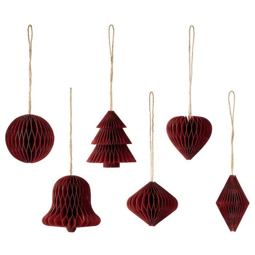 Group of IKEA hanging decorations in different designs 