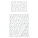 White cotton flat sheet and  pillowcase from IKEA 70475132