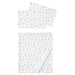 White cotton flat sheet and 2 pillowcase set from IKEA  90475131