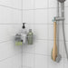 A rust-resistant IKEA corner shelf unit that is perfect for use in the bathroom 00454005