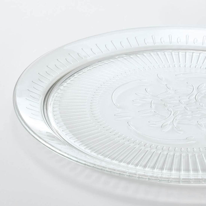 Digital Shoppy Ikea Plate, Clear Glass/Patterned 504.509.91