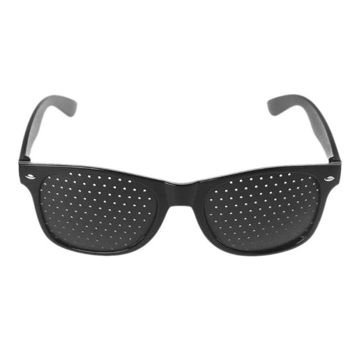 Digital Shoppy Men Women Vision Care Anti-myopia Reading Pinhole Glasses Eye Exercise Eyesight Improve Glasses With Storage Pouch
