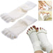 Digital Shoppy Five Toes Separators Foot Sock Hallux Valgus Corrector Bunion Adjuster Foot Care Alignment Straightener Socks - 1 Pair X0014RNHFV pain sleep stretch online price