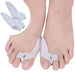 Digital Shoppy 8 PCS Soft Silicone Hallux Valgus Foot Corrector Finger Splints Toe Separators