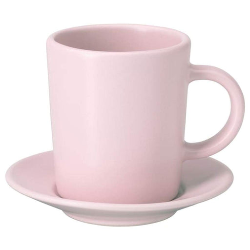 A stoneware cup and saucer from IKEA, perfect for coffee or tea  40424016