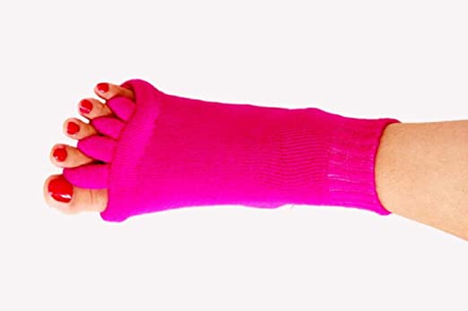 Digital Shoppy Five Toes Separators Foot Sock Hallux Valgus Corrector Bunion Adjuster Foot Care Alignment Straightener Socks - 1 Pair X0014RNHG5 pain sleep stretch online price