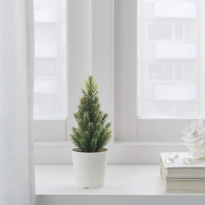  Christmas Decoration Artificial Christmas Tree Green, 6 cm (2 ¼ ") natural-looking-artificial-plants-pot-and-trees-indoor-for-home-digital-shoppy-80474919 